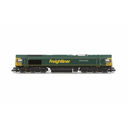 Hornby TT3031 TT Gauge Class 66 66619 'Derek W Johnson MBE' Freightliner
