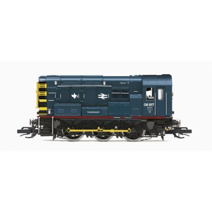 Hornby TT3033 TT Gauge Class 08 0-6-0 Shunter 08817 BR Blue
