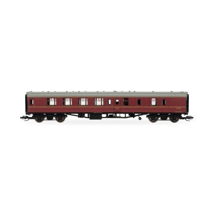 Hornby TT4002 TT Gauge BR Mk1 Brake Second Corridor Coach E34735 BR Maroon