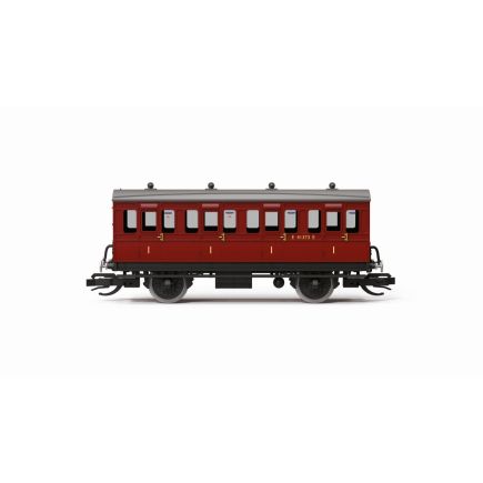 Hornby TT4059 TT Gauge 4 Wheel Coach First Class BR Crimson