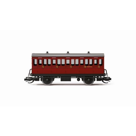 Hornby TT4060 TT Gauge 4 Wheel Coach Third Class BR Crimson