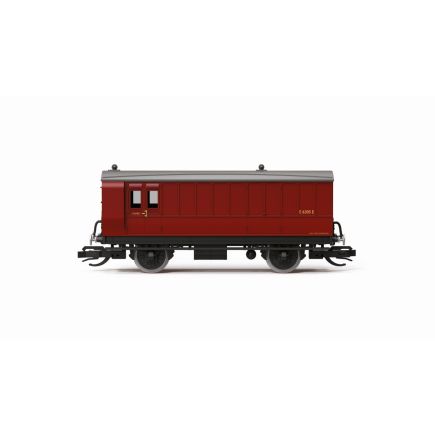 Hornby TT4062 TT Gauge 4 Wheel Full Brake Coach BR Crimson