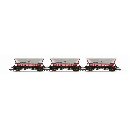 Hornby TT6037 TT Gauge Triple Pack HAA MGR Hoppers Railfreight