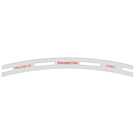 Peco TTT9 TT Gauge 9 Inch Radius Tracksetta