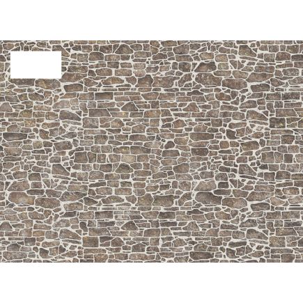 Scale Model Scenery TX272 OO Gauge Pointed Brown Stone Texture Paper Pack Of 5