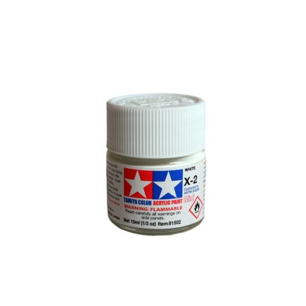 Tamiya X-2 White Acrylic Paint 10ml