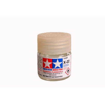 Tamiya X-22 Clear Acrylic Paint 10ml