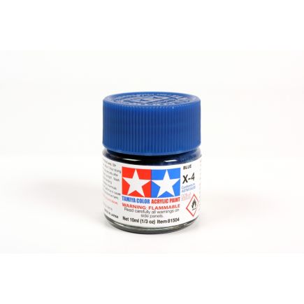 Tamiya X-4 Blue Acrylic Paint 10ml