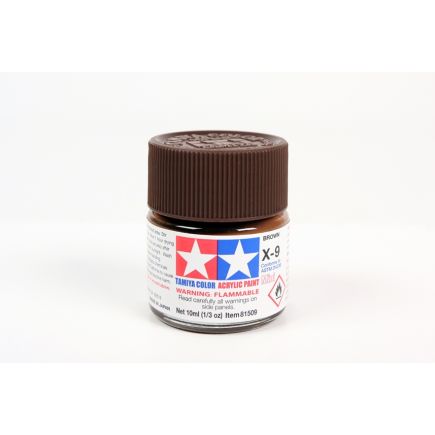 Tamiya X-9 Brown Acrylic Paint 10ml