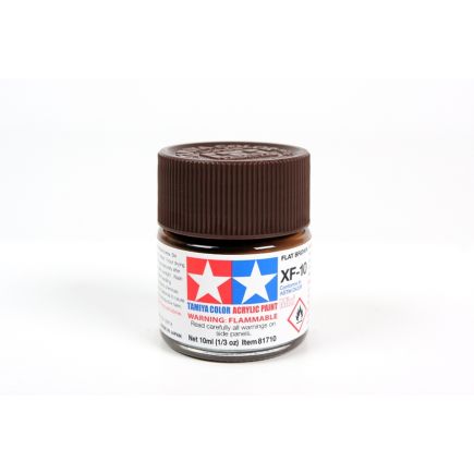 Tamiya XF-10 Flat Brown Acrylic Paint 10ml