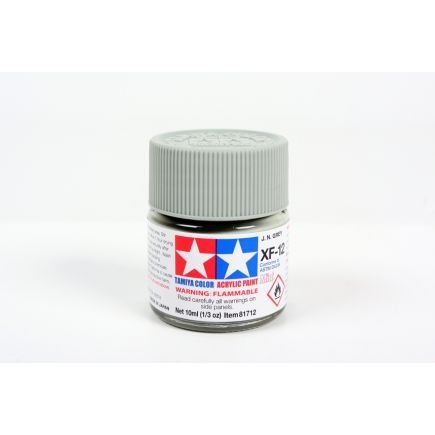 Tamiya XF-12 JN Grey Acrylic Paint 10ml