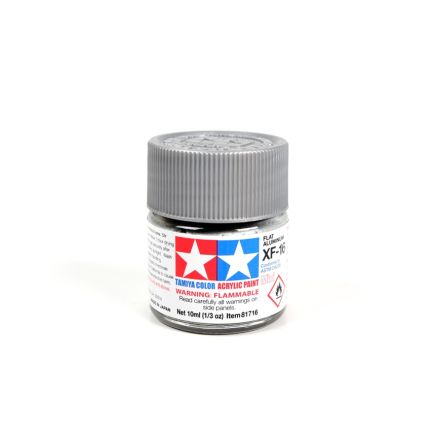 Tamiya XF-16 Flat Aluminum Acrylic Paint 10ml