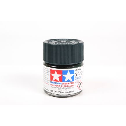 Tamiya XF-17 Sea Blue Acrylic Paint 10ml