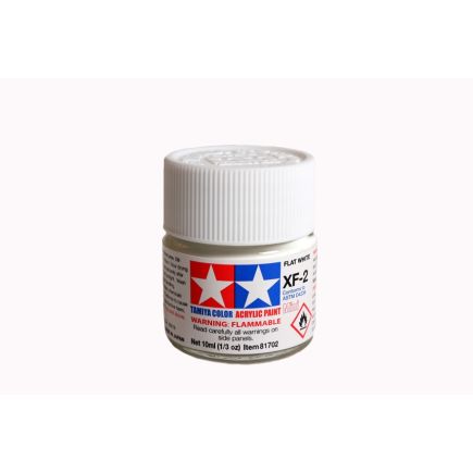 Tamiya XF-2 Flat White Acrylic Paint 10ml