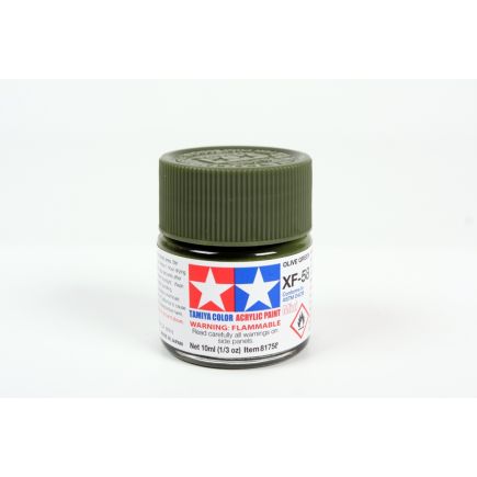 Tamiya XF-58 Olive Green Acrylic Paint 10ml