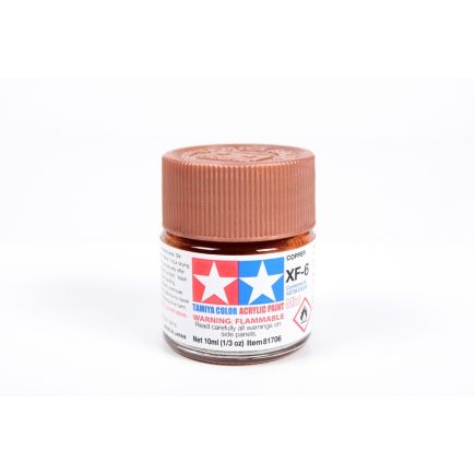 Tamiya XF-6 Copper Acrylic Paint 10ml