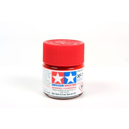 Tamiya XF-7 Flat Red Acrylic Paint 10ml