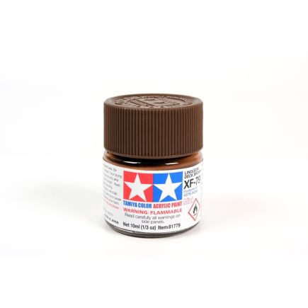 Tamiya XF-79 Lino Deck Brown  Acrylic Paint 10ml