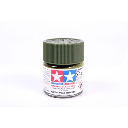 Tamiya XF-81 RAF Dark Green 2 Acrylic Paint 10ml