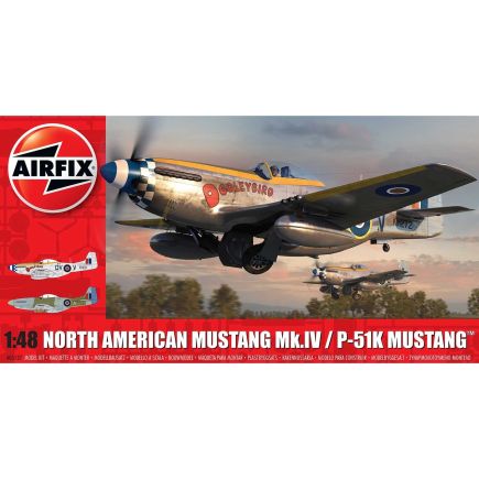 Airfix A05137 North American Mustang Mk.IV Plastic Kit