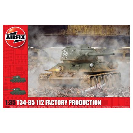 Airfix A1361 T34 85 II2 Factory Production Plastic Kit