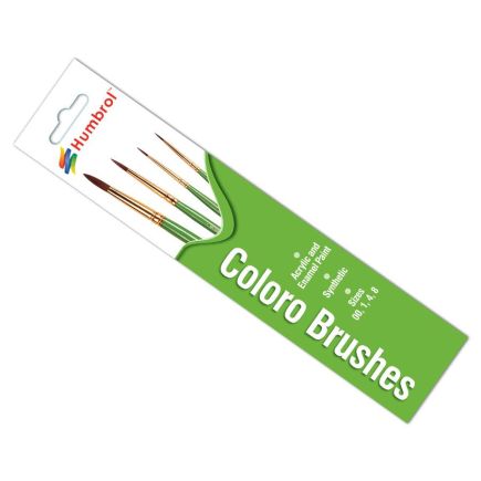 Humbrol AG4050 Coloro Brush Pack