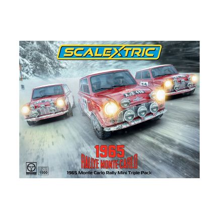 Scalextric C4488A 1965 Monte Carlo Rally Mini Triple Pack