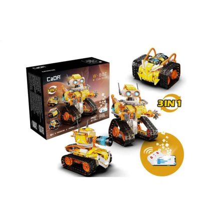 CaDA C83003W W-BOT Code Robot 3-In-1 Plastic Brick Kit