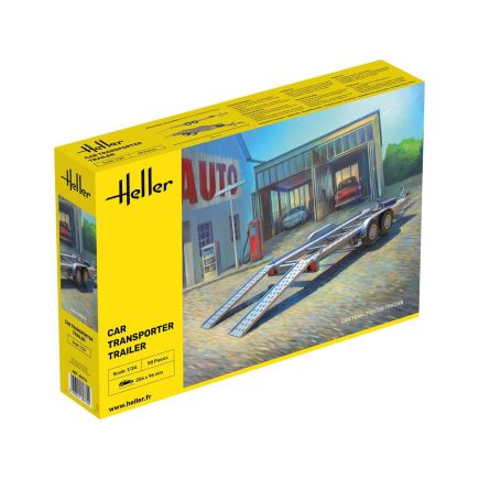 Heller 80774 Car Transporter Trailer Plastic Kit