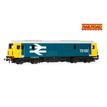 Hornby R30431 OO Gauge RailRoad BR Class 73 73132 BR Large Logo Blue