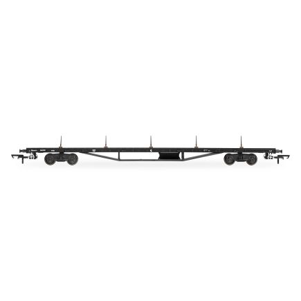 Hornby R60205 OO Gauge BR YMO Salmon Bogie Bolster Wagon BR Departmental Black