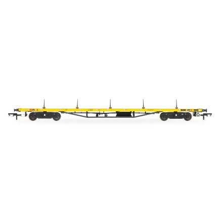 Hornby R60206 OO Gauge BR YMA Salmon Bogie Wagon BR Departmental Yellow