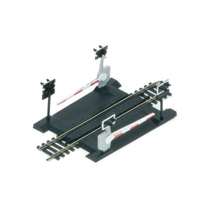 Hornby R645 OO Gauge Single Track Level Crossing