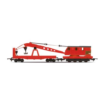Hornby R6881 OO Gauge Breakdown Crane Red