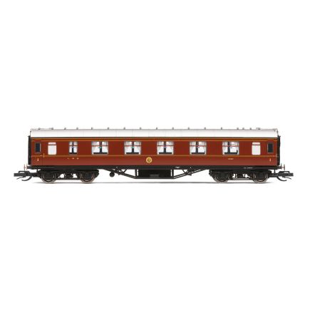 Hornby TT4007 TT Gauge LMS 57ft Period III Corridor First Coach 1062 LMS Maroon