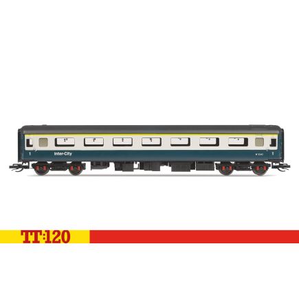 Hornby TT4012 TT Gauge BR MK2E First Open Coach FO BR Blue And Grey 3234