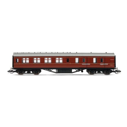 Hornby TT4034 TT Gauge LMS 57ft Period III Brake Third M5842M BR Maroon