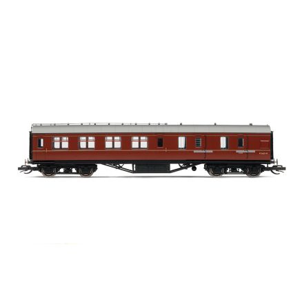 Hornby TT4034A TT Gauge LMS 57ft Period III Brake Third M5598M BR Maroon