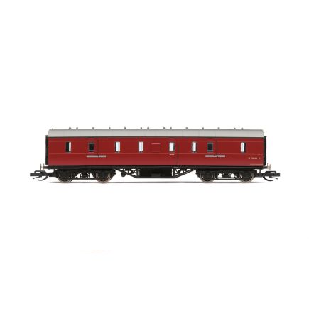 Hornby TT4039 TT Gauge LMS 50ft Period III Full Brake M31014M BR Crimson