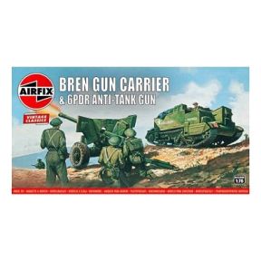 Airfix A01309V Bren Gun Carrier & 6pdr Anti-Tank Gun Plastic Kit