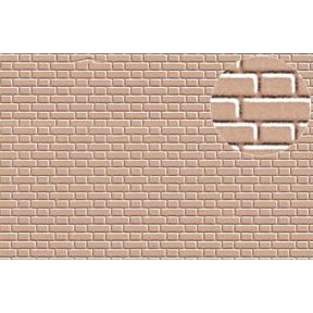 Slaters 0409 4mm Flemish Bond Brick Grey Embossed Plasticard