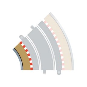 Scalextric C8225 Radius 2 Inner Border 45 degrees