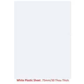 Plain Plasticard Sheet 296mm x 208mm - Various Colours And Sizes To Choose