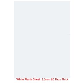 Plain Plasticard Sheet 296mm x 208mm - Various Colours And Sizes To Choose