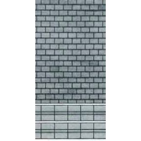 Superquick D5 OO Gauge Grey Slates Building Paper (x6)