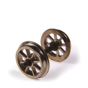 Bachmann 36-014 OO Gauge Metal Spoked Wagon Wheels (x10)