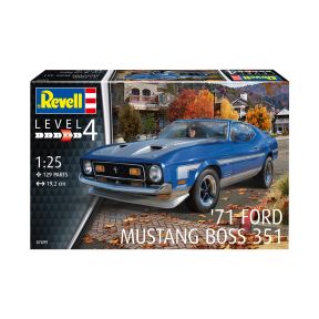 Revell 07699 1971 Mustang Boss 351 Plastic Kit