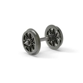 Hornby R8100 OO Gauge 12.5mm Split Spoked Metal Wheels