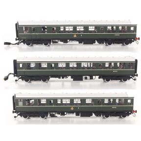 Heljan 1450 OO Gauge Class 104 3 Car DMU BR Early Green