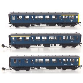 Heljan 1453 OO Gauge Class 104 3 Car DMU BR Blue
